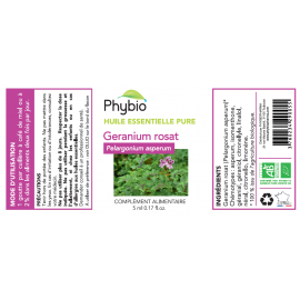 Géranium Huile essentielle PHYBIO - Fl. 5ml