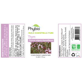 Thym à thymol Huile essentielle PHYBIO - Fl. 5ml