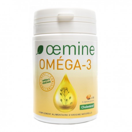 Promotion OEMINE OMEGA 3 végétaux - 60 Capsules