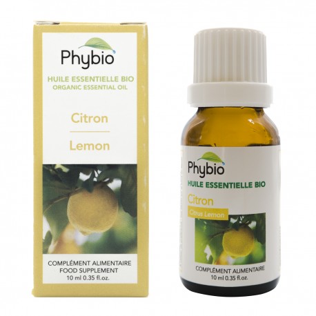 Citron Huile essentielle PHYBIO - Fl. 10ml